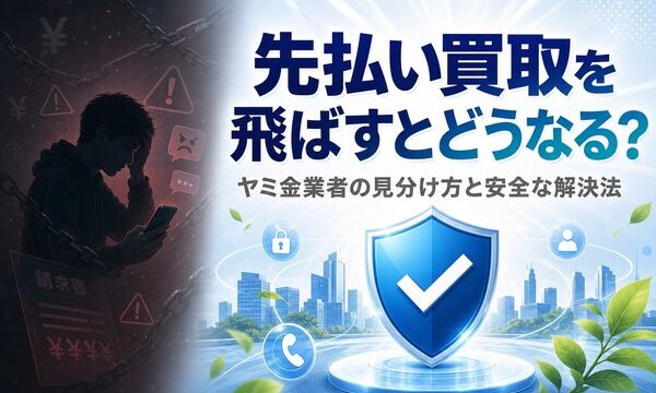 先払い買取を飛ばすとどうなる？ヤミ金業者の見分け方と安全な解決法