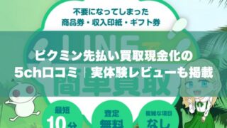 ピクミン先払い買取現金化の5ch口コミ｜実体験レビューも掲載