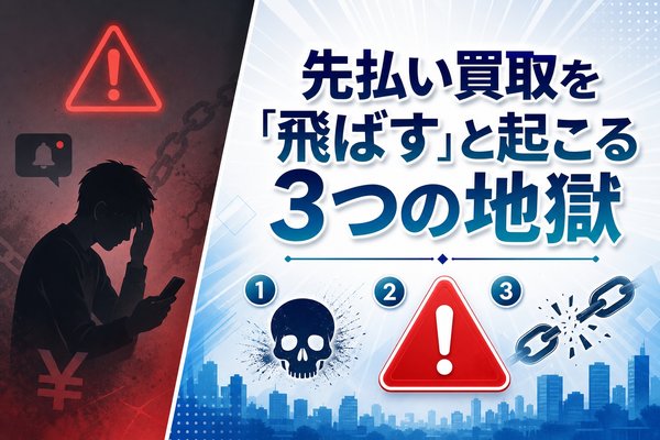 先払い買取を「飛ばす」と起こる3つの地獄