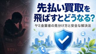 先払い買取を飛ばすとどうなる？ヤミ金業者の見分け方と安全な解決法